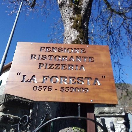 La Foresta Albergo Ristorante Pizzeria Badia Prataglia Bagian luar foto