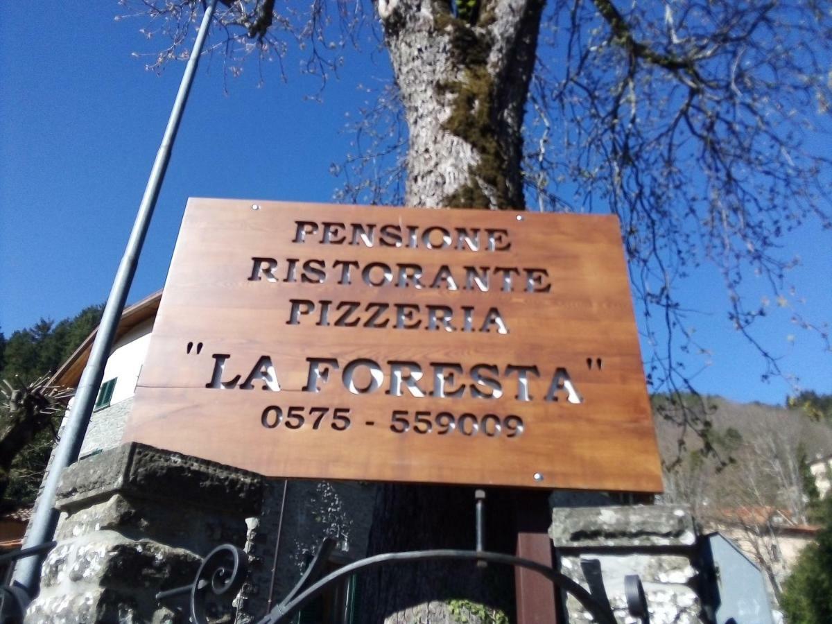 La Foresta Albergo Ristorante Pizzeria Badia Prataglia Bagian luar foto